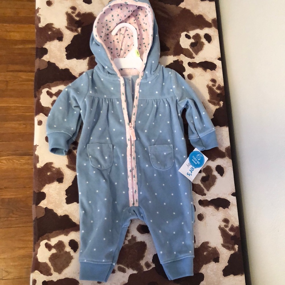 NWT • Carters • coverall zip up